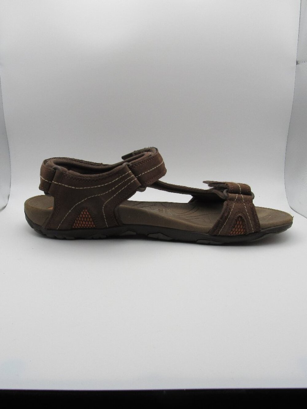 Vionic Brown Boyes Men's Leather Strap Sandals Size 11 - Picture 4 of 14